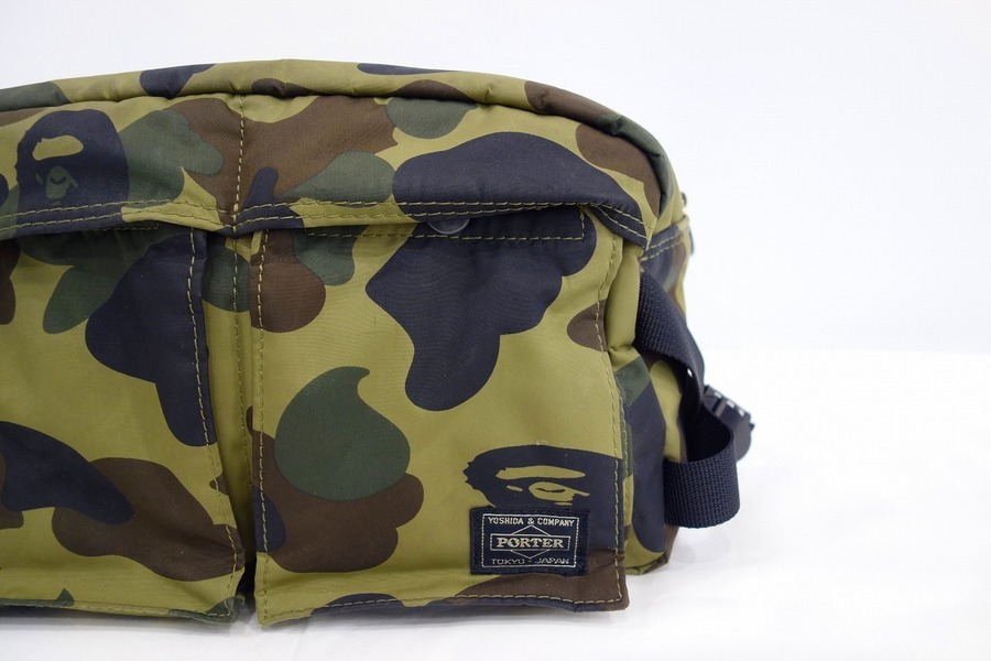 PORTER×A BATHING APE/ポーター×アベイシングエイプ】ウエストバッグが