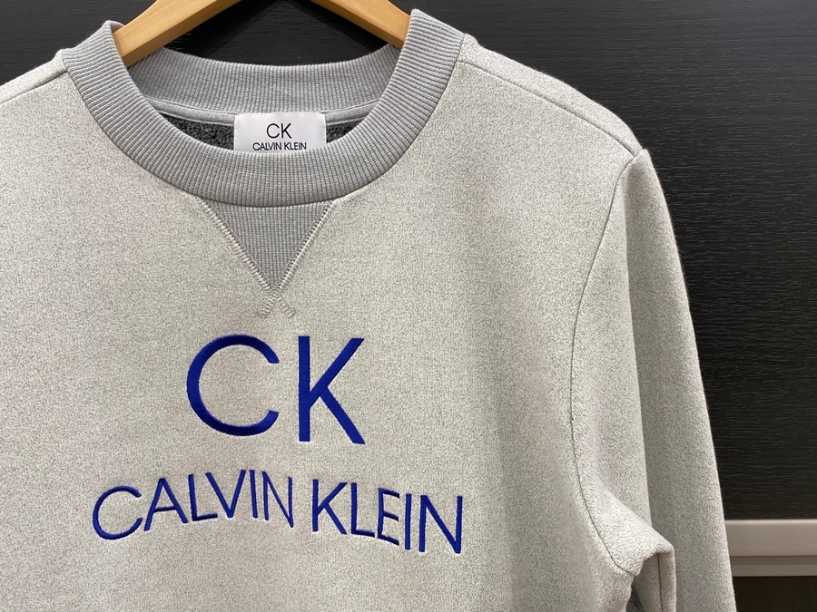 ck Calvin Klein/シーケーカルバンクライン】ロゴ刺繍スウェットが入荷 