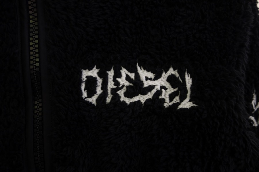 DIESEL/ディーゼル】刺繍ボアフリースジャケットが入荷しました