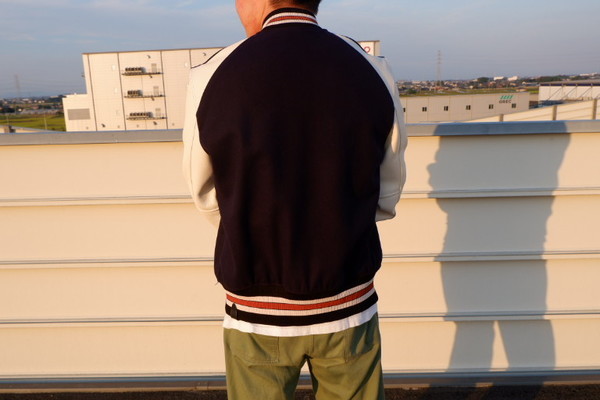 COACH/コーチ】レザースリーブ切替スタジャンをお買取致しました