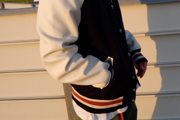 COACH/コーチ】レザースリーブ切替スタジャンをお買取致しました