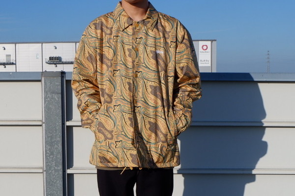 I221 美品✨Stussy ステューシー　ナイロンジャケット　ペイズリー　総柄 STUSSY/ステューシー】ペイズリー総柄ジャケットお買取致しました