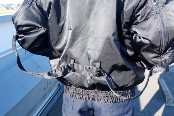 el conductor H/コンダクター】NYLON BONDAGE BOMBER JACKETをお