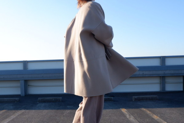 Drawer/ドゥロワー】テントラインノーカラーコートをお買取致しました
