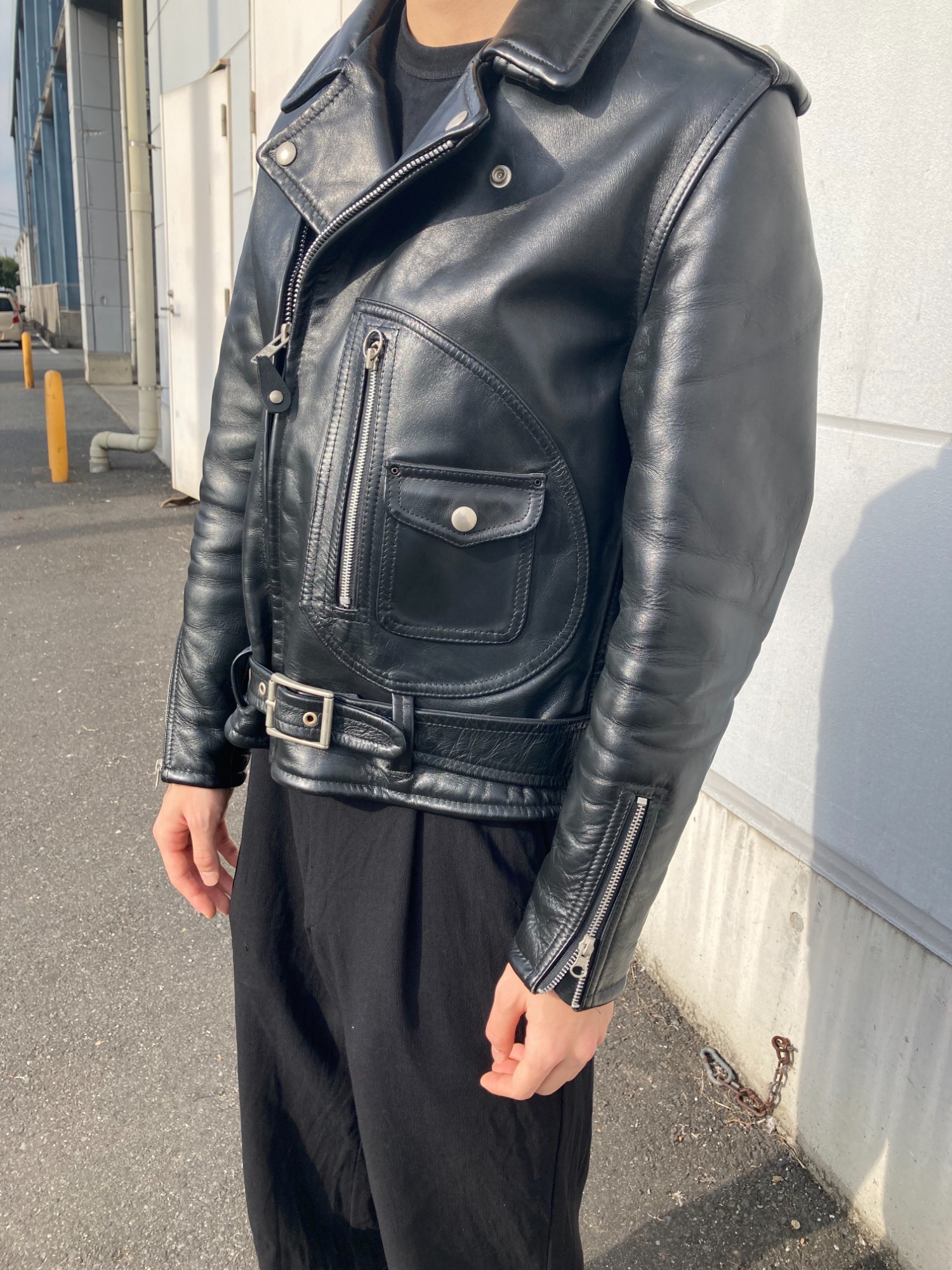 ゆ*様 【訳アリ特価】Made in USA・ヴィンテージ・ショット・ダブルライ Schott / ショット】ダブルライダースジャケット男の定番[2025.11.27