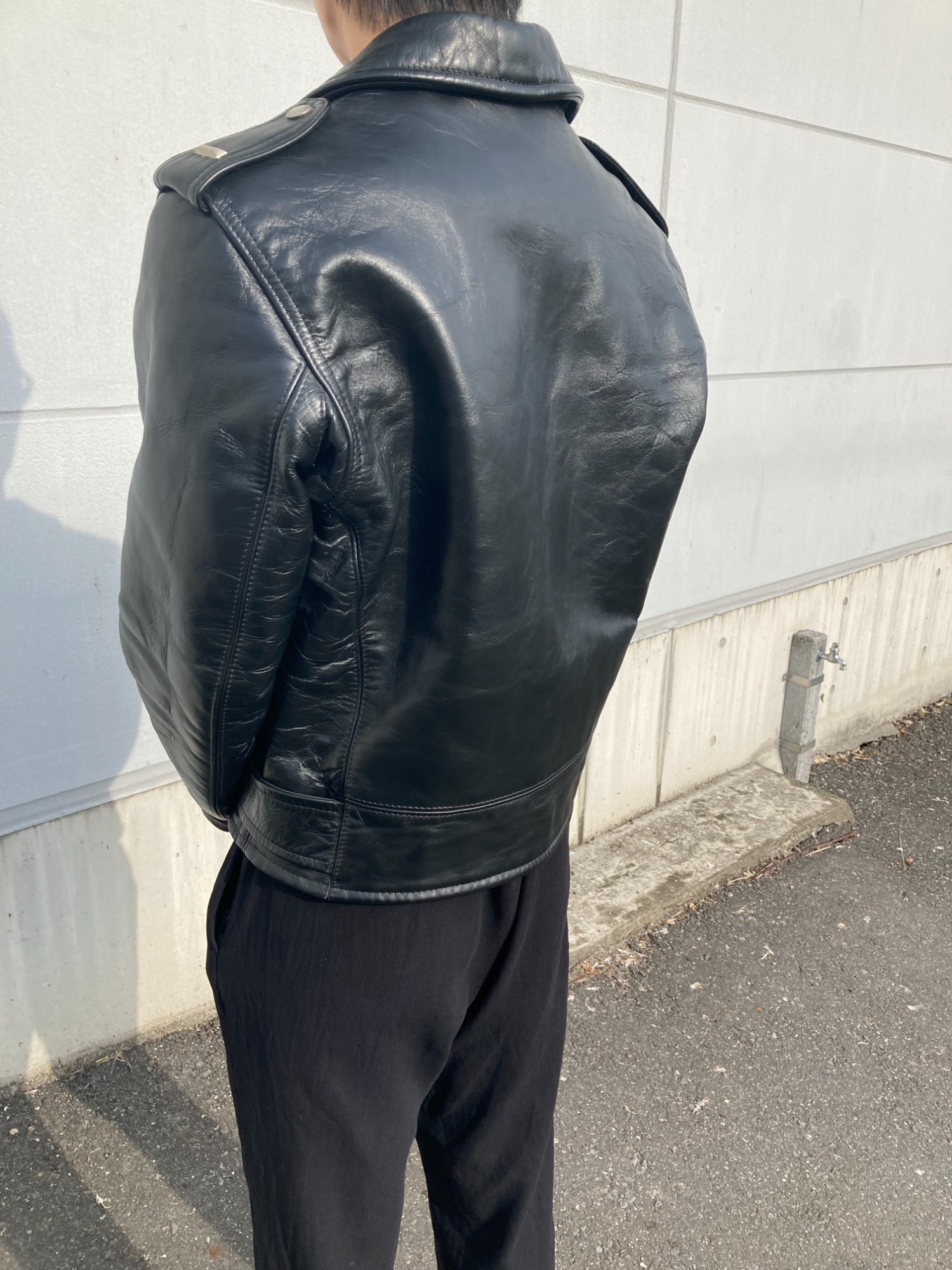 ゆ*様 【訳アリ特価】Made in USA・ヴィンテージ・ショット・ダブルライ Schott / ショット】ダブルライダースジャケット男の定番[2025.11.27