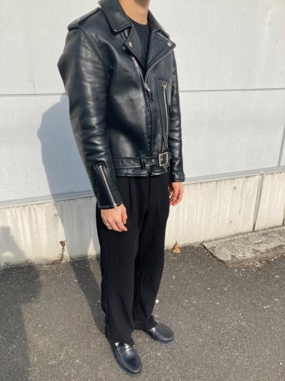 【Schott / ショット】ダブルライダースジャケット男の定番