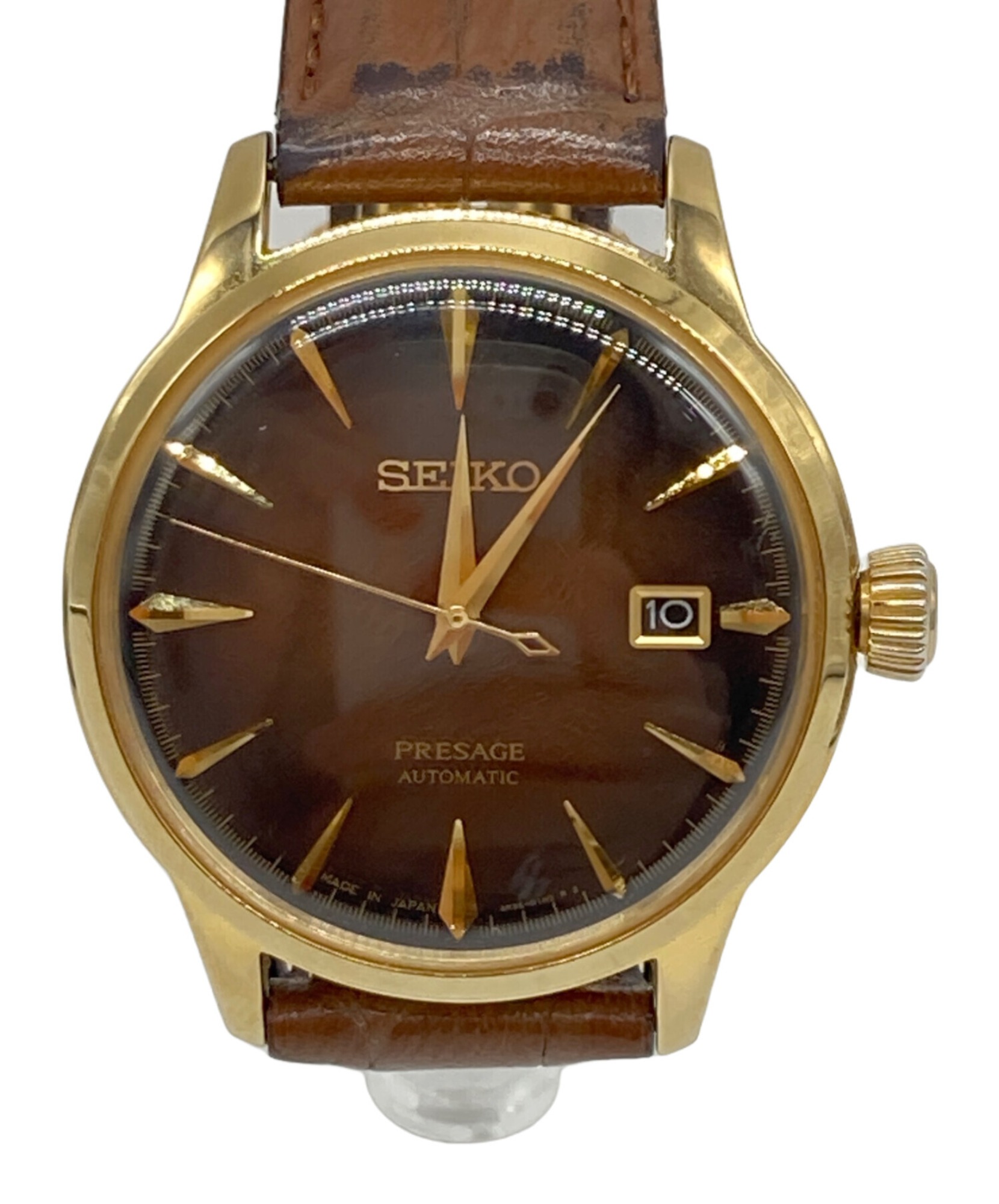 【美品】SEIKO PRESAGE セイコー プレサージュ ゴールド ブラウン SEIKO / セイコー】PRESAGE（プレザージュ）| 日本の美学を纏う、大人