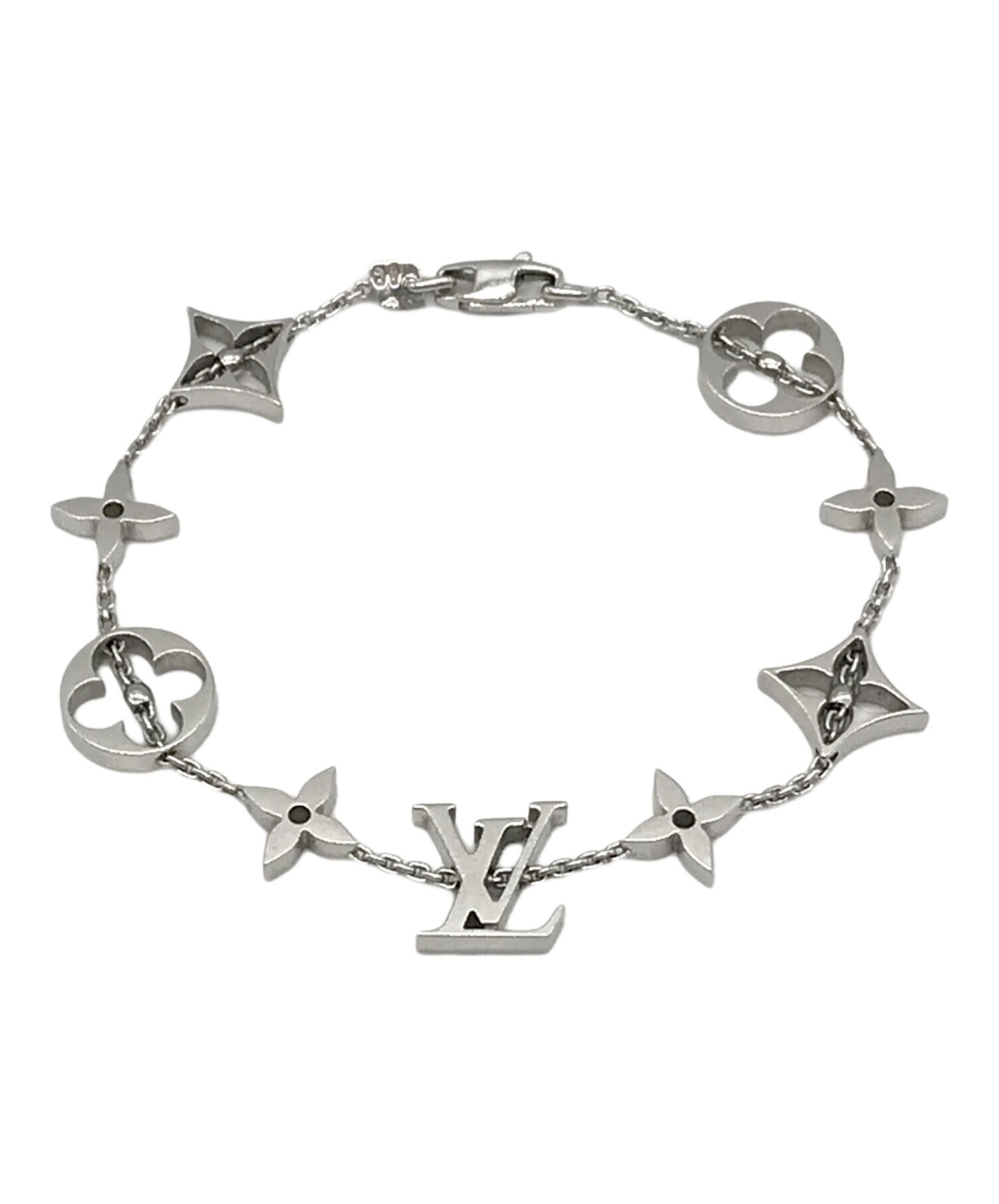 ルイヴィトン Louis Vuitton プラスレ・トリオグラム ブレスレット ルイヴィトン Louis Vuitton プラスレ・トリオグラム ブレスレット 極