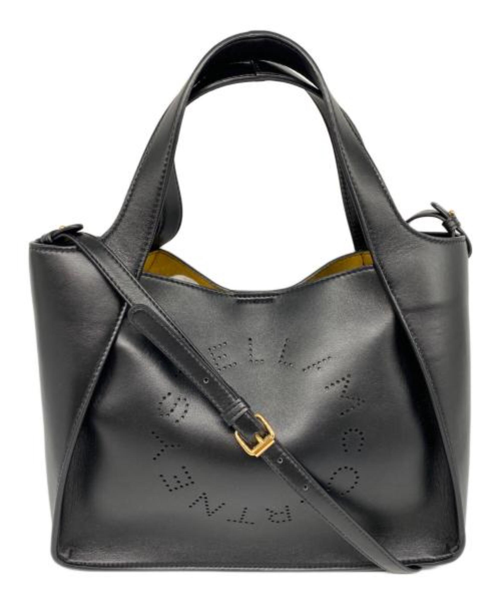 STELLA McCARTNEY エコレザー　ロゴ クロスボディ バッグ STELLA McCARTNEY / ステラマッカートニー】ロゴ クロスボディ トート