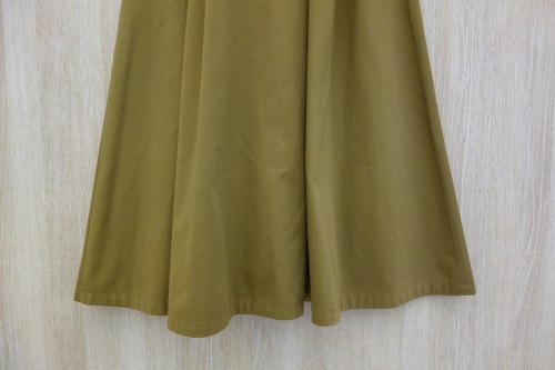 TCツイルタックロングスカートのレディース