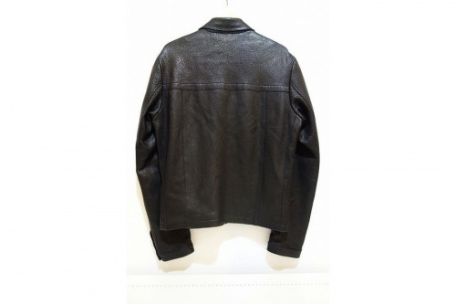 マルタンマルジェラ 14のジップアップスポーツラムレザージャケット