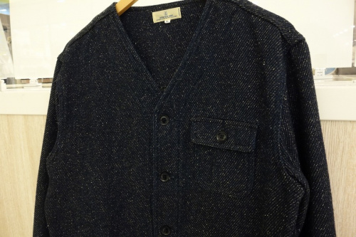 ノーカラーカバーオールのメンズ