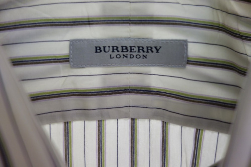 ストライプシャツのメンズ