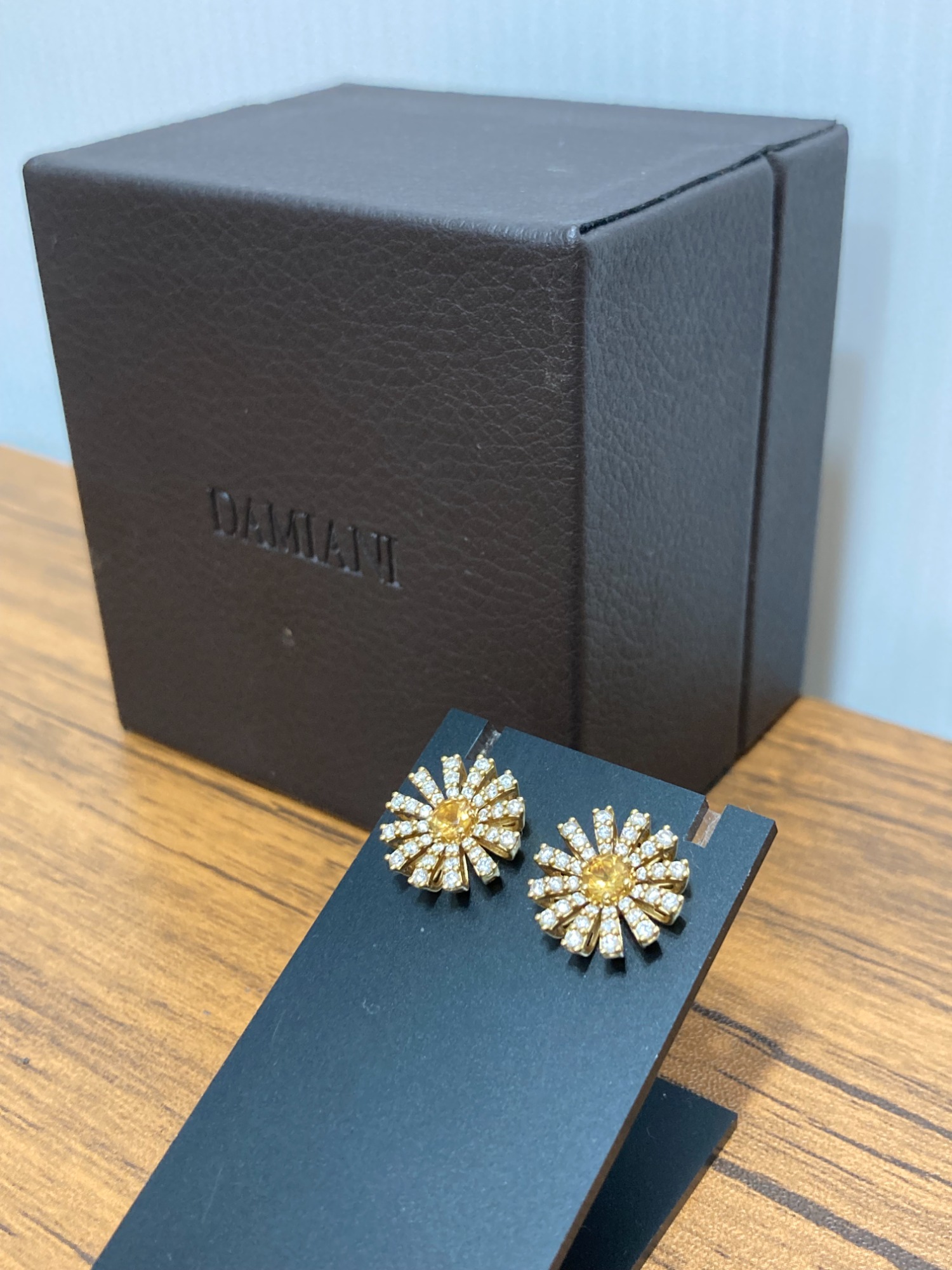 人気 DAMIANI ダミアーニ マルゲリータ シトリン ピアス 人気 DAMIANI ダミアーニ マルゲリータ シトリン ピアス
