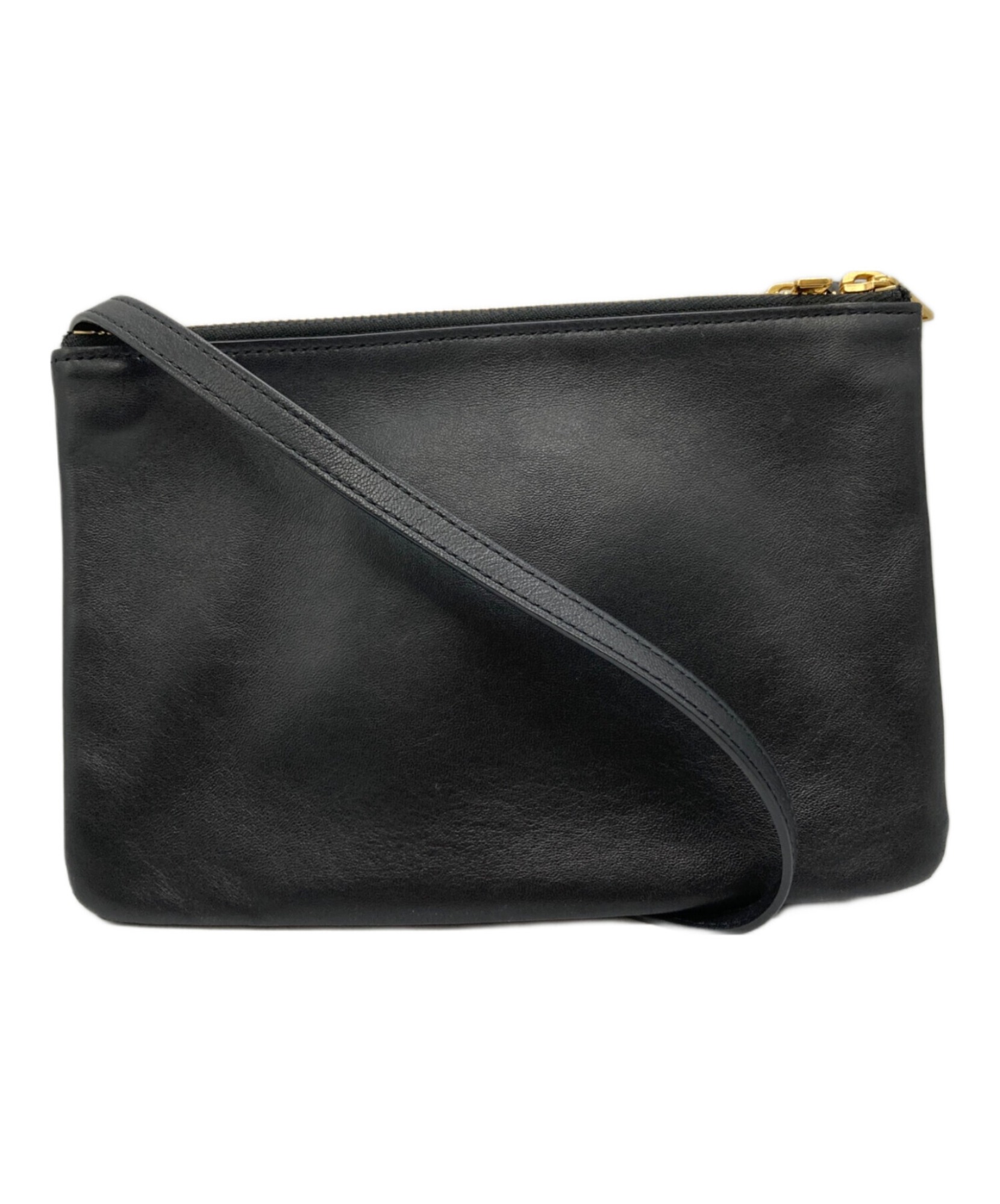 【美品】CÉLINE トリオ スモール ブラック 中古・古着通販】CELINE (セリーヌ) トリオ スモール ショルダー