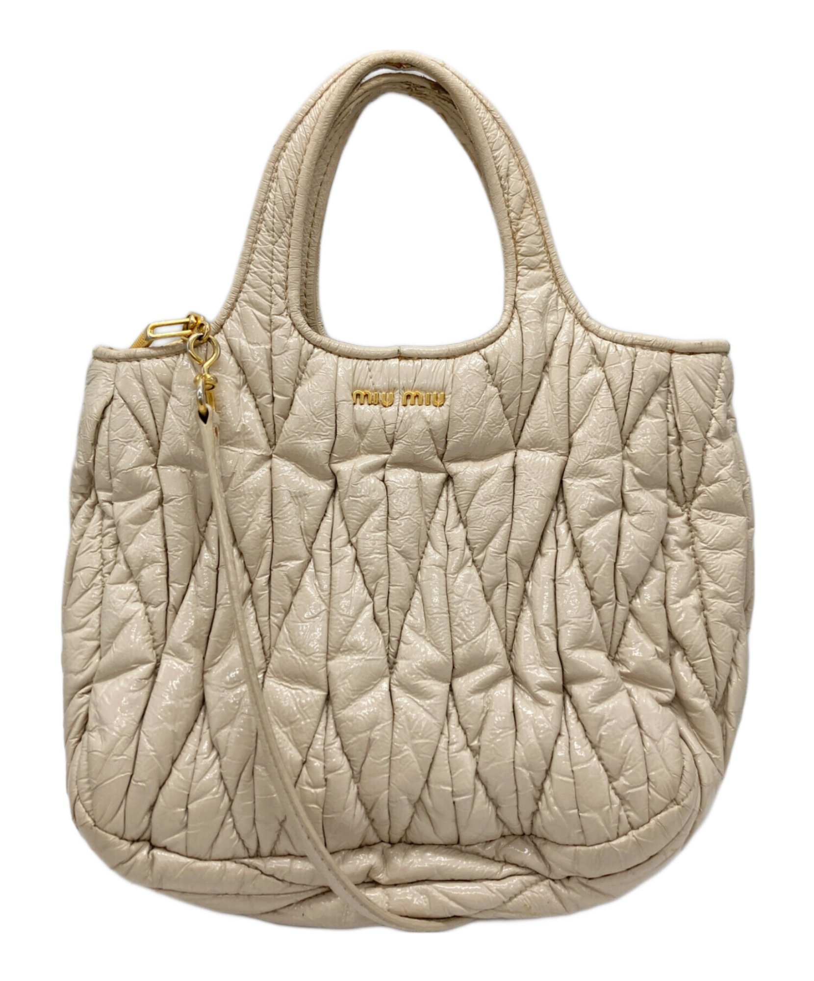 miumiu＊2wayバック MIU MIU⁄ミュウミュウ Cylinder shoulder 2way
