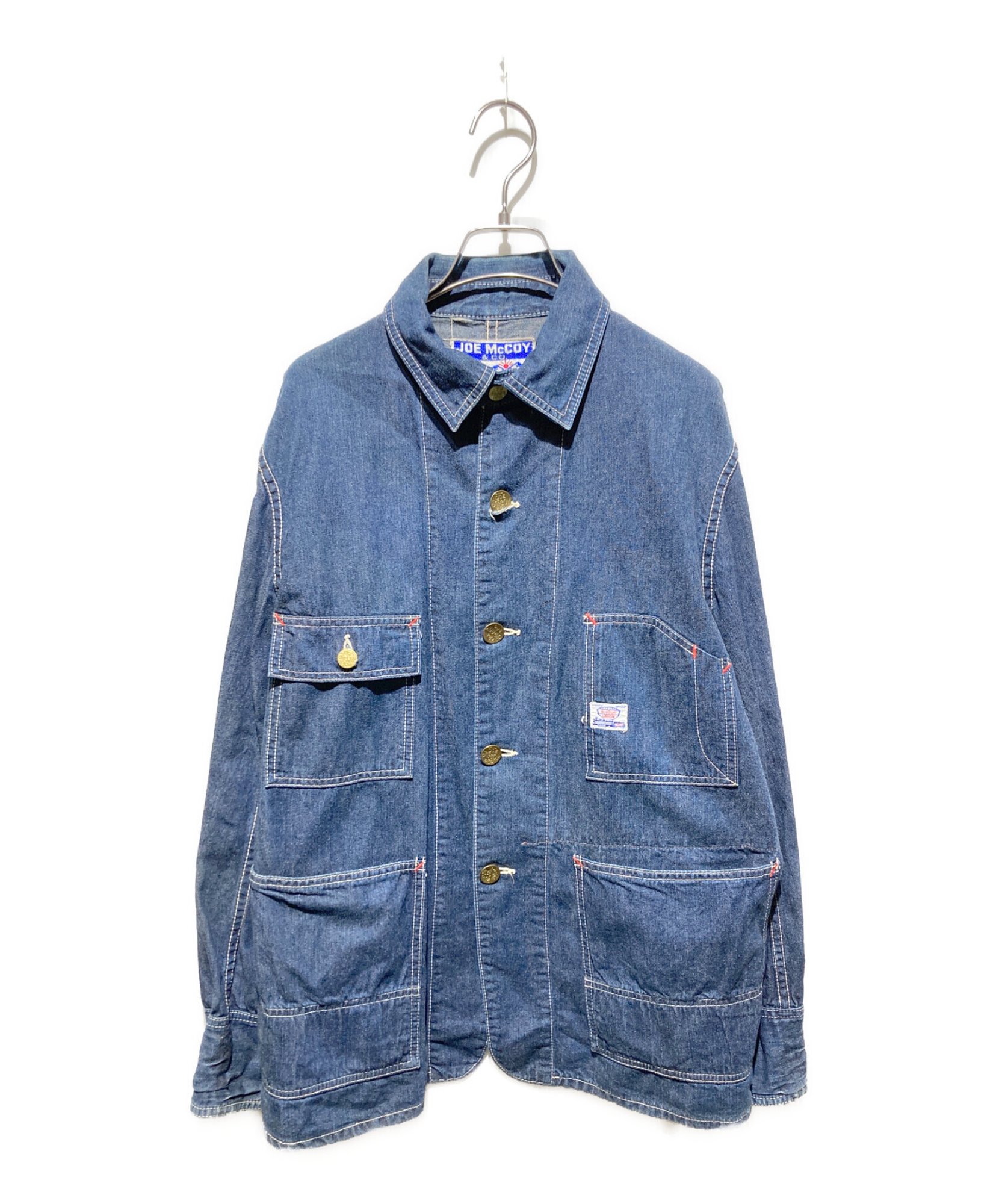 ジョーマッコイ 8HOUR UNION ランダムヒッコリーカバーオール 38 M Joe McCOY / ジョーマッコイ】カバーオール｜ブランド品・古着の販売と