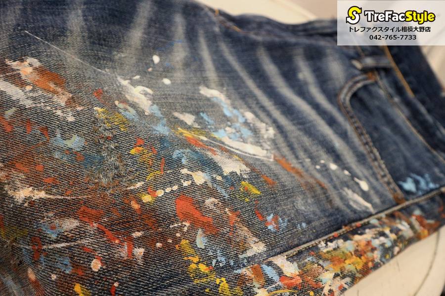 DENIM & SUPPLY RALPH LAUREN】異素材パッチワークのデニムって