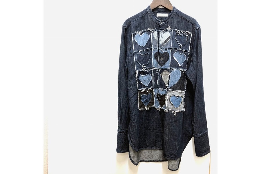 J.W. ANDERSON/ジェイダブリューアンダーソン】APPLIQUÉ HEART DENIM ...