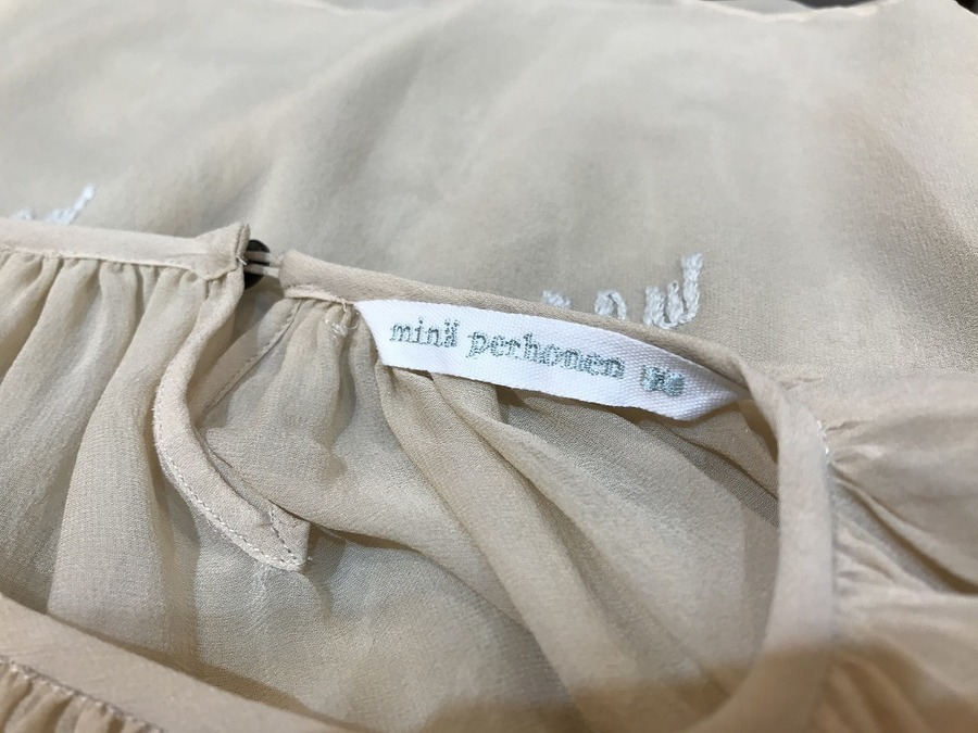 mina perhonen ミナペルホネン シルク ワンピース 38 M 黒
