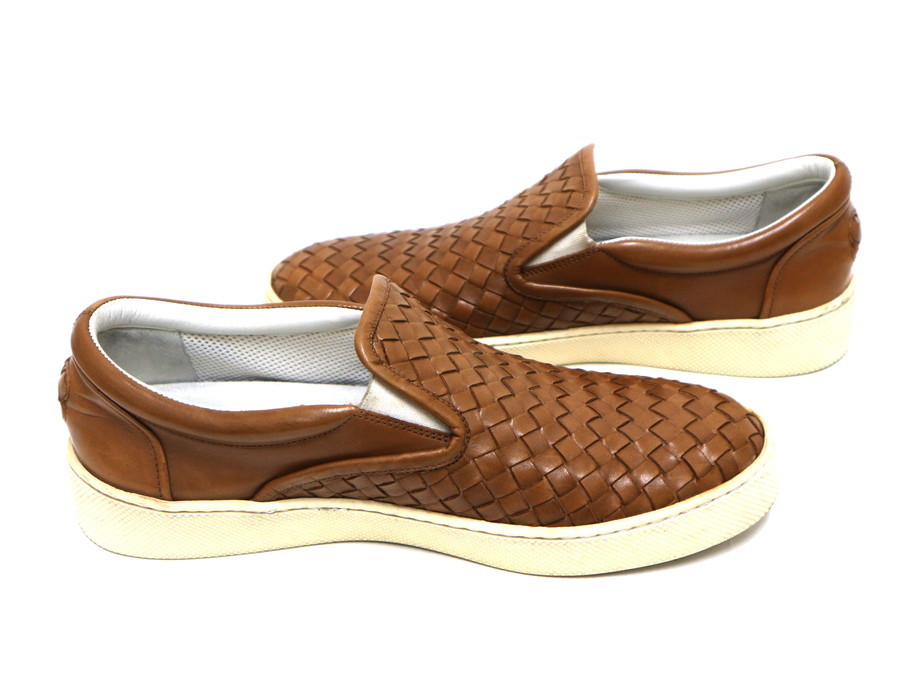 BOTTEGA VENETA/ボッテガヴェネタ】イントレチャートレザースリッポン