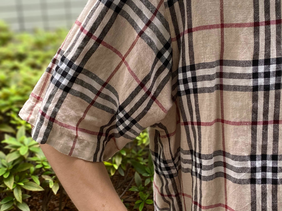 BURBERRY LONDON/バーバリーロンドン】よりノヴァチェックリネンシャツ 