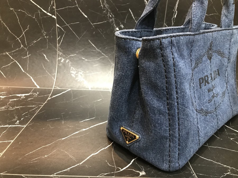 PRADA/プラダ】よりカナパデニムトートバックが買取入荷