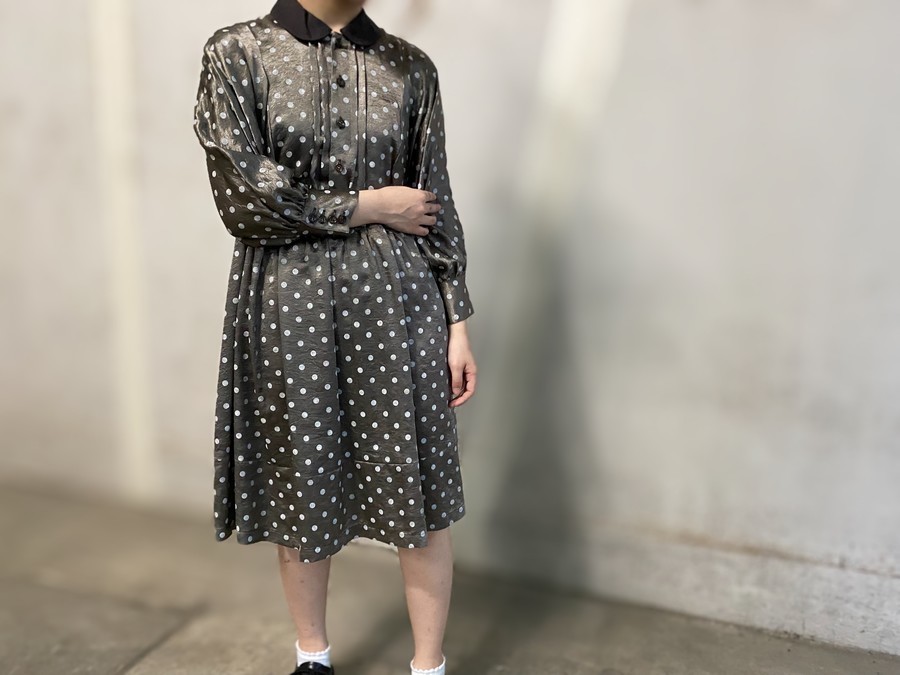 『小さい穴あり』tricot COMME des GARCONS❣️ドットワンピ