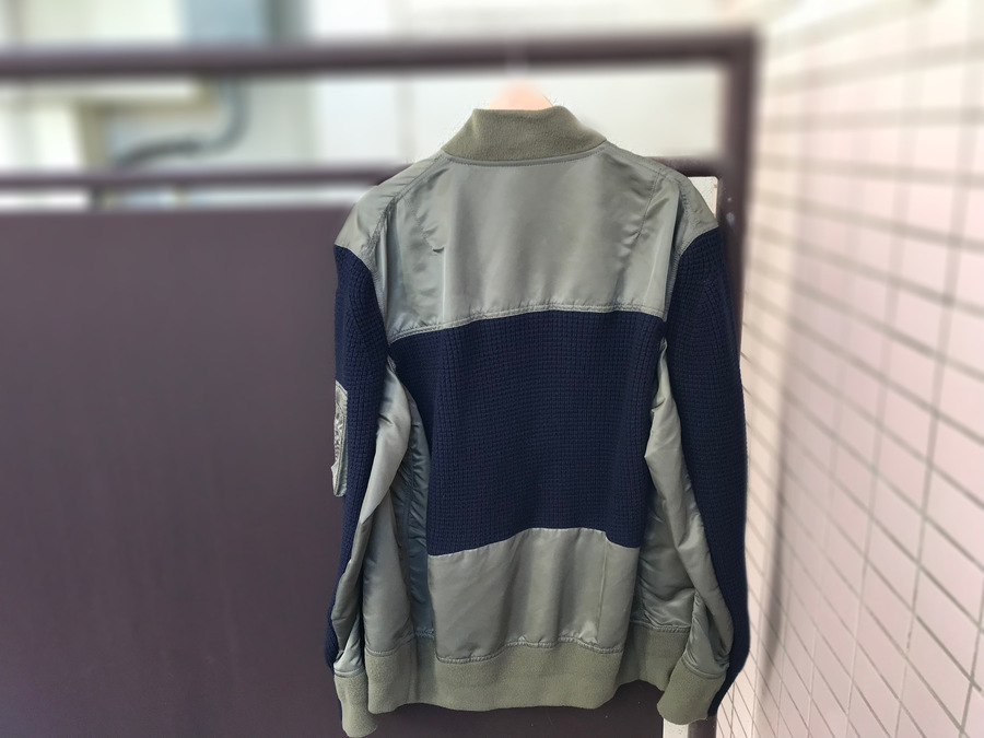 サカイ sacai  ブルゾン　ニット