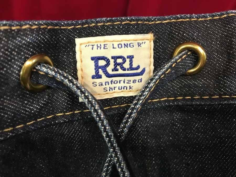 人気ブランド【RRL/ダブルアールエル】よりデニムリュックサックが買取