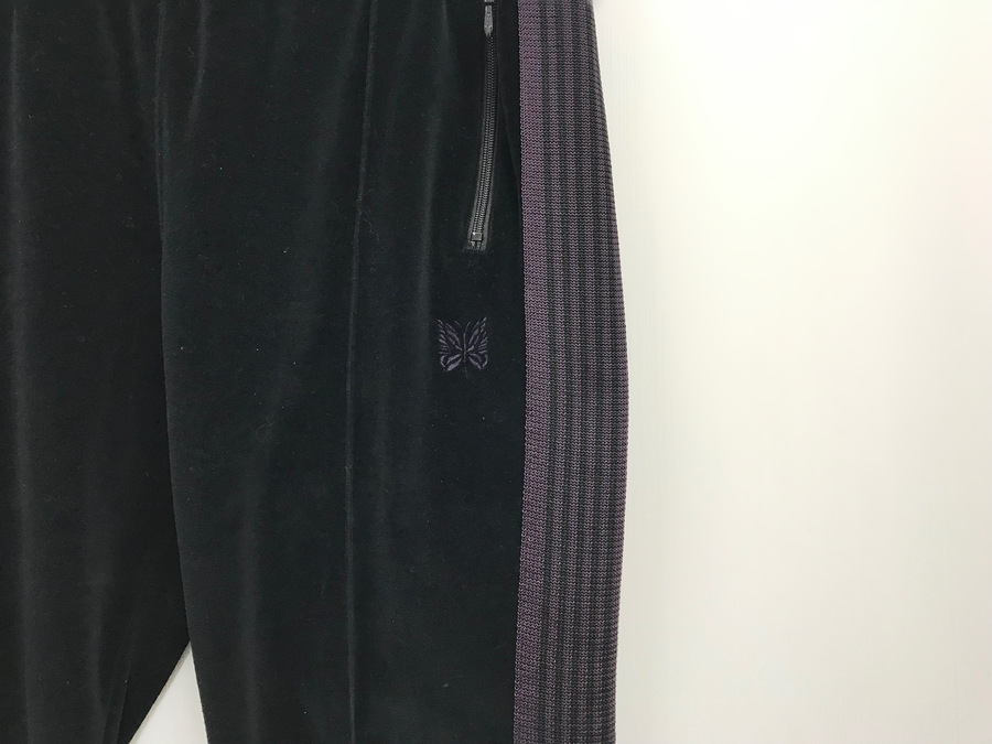【美品】NEEDLES LQ229 ナロー トラックパンツ　M ブラックピンク Needles - LQ229 ストレート S ブラック ピンク needles
