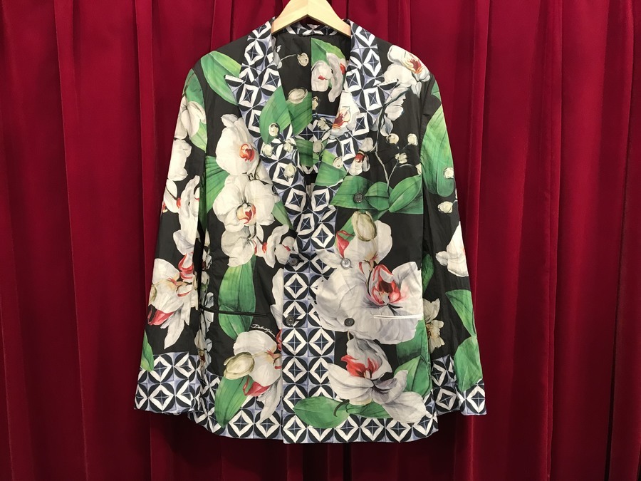 DOLCE＆GABBANA ドルガバ 総柄 ペイズリー テーラードジャケット DOLCE&GABBANA 】テーラードジャケット ペイズリー柄 人気モデル
