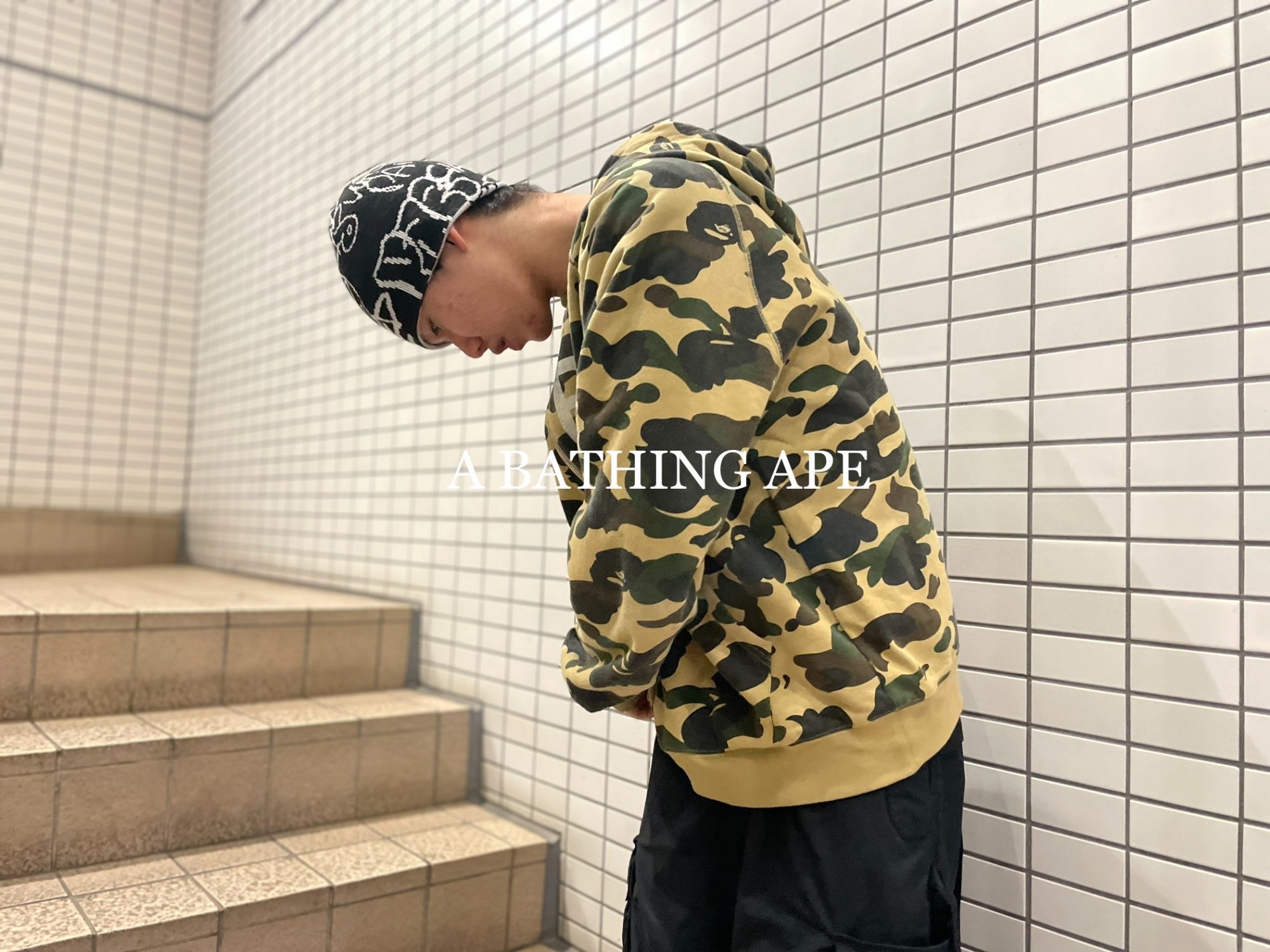 A BATHING APE/アベイシングエイプ】よりカモ柄ジップパーカーのご紹介