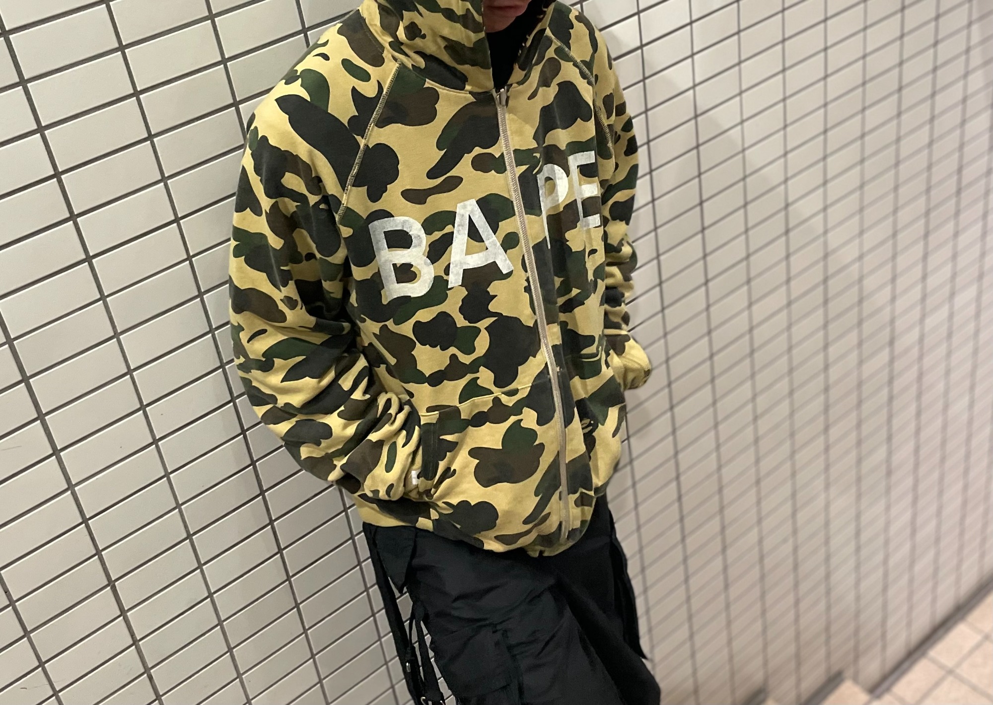 A BATHING APE/アベイシングエイプ】よりカモ柄ジップパーカーのご紹介