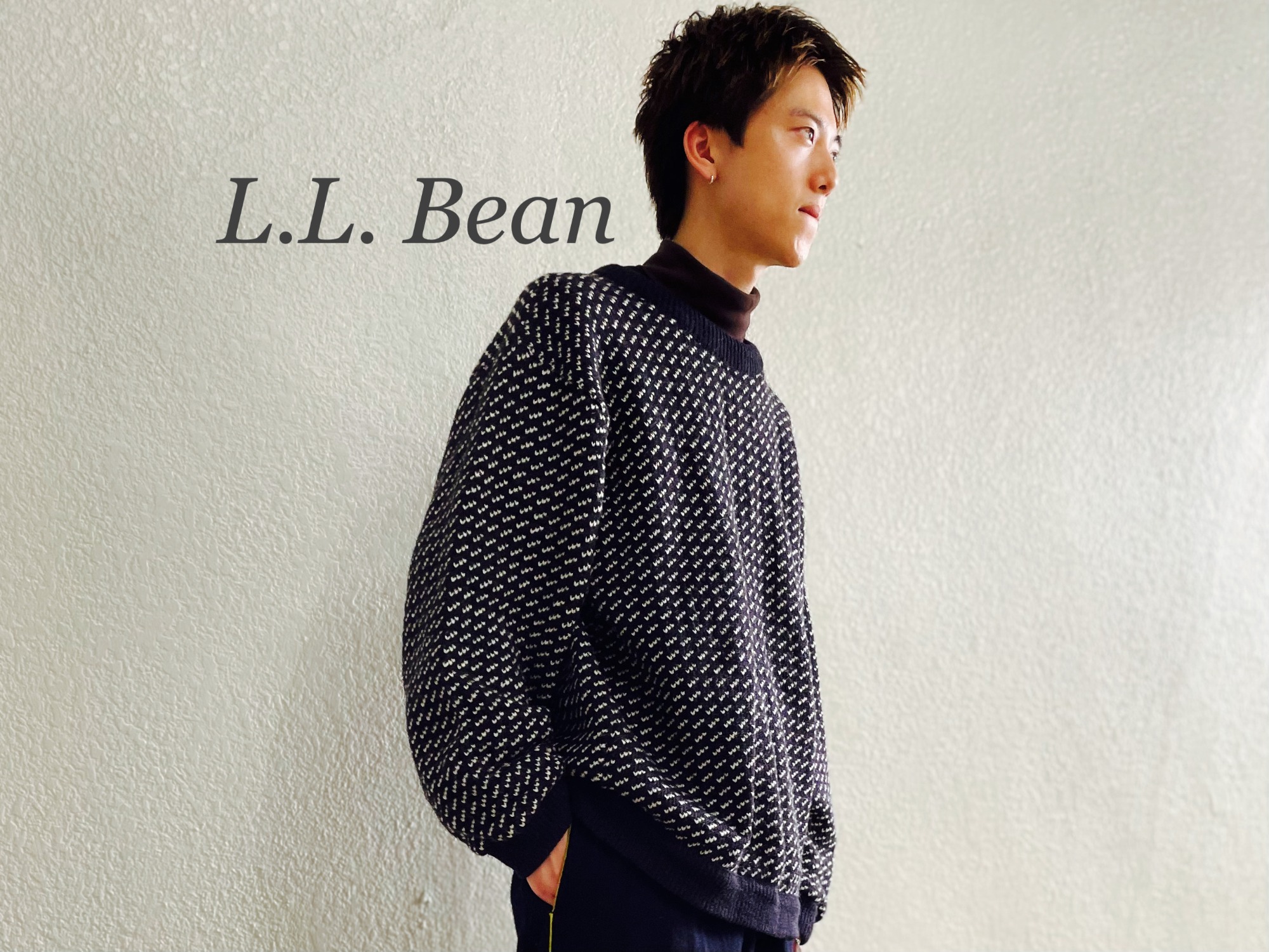 L.L.Bean/エルエルビーン】より80ｓバーズアイニットのご紹介