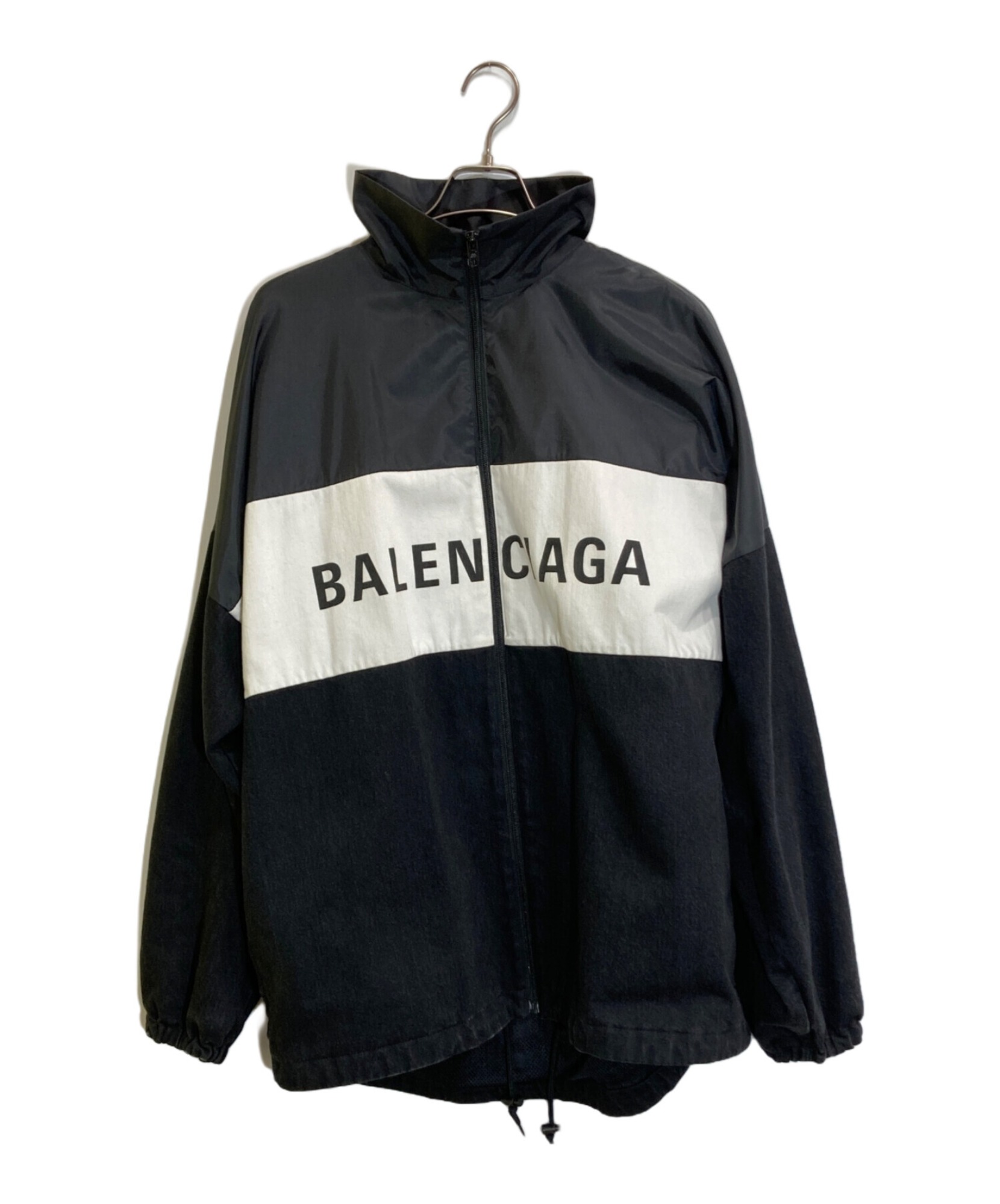 本日のみ！大幅値引き！BALENCIAGA クラシック BALENCIAGA / バレンシアガ】Nylon Logo Drnim Jacket