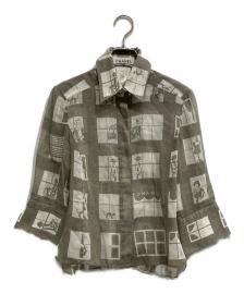 【CHANEL】ウィンドウズラインシアーシャツ 柔らかな透け感が魅せる大人の上品なスタイリング