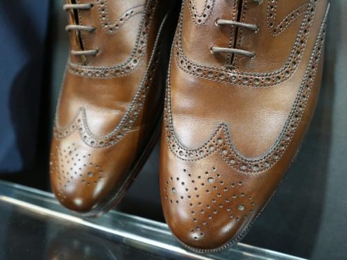 ピールアンドコー×ブルックスブラザーズのシューズ