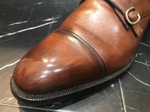 チャーチのダブルモンクストラップシューズ