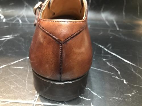 ダブルモンクストラップシューズのメンズ