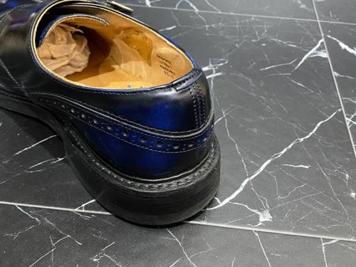 トリッカーズのダブルモンクストラプシューズ