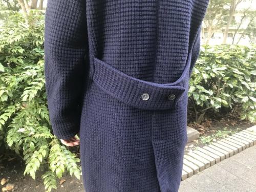 ニットチェスターコートのコート