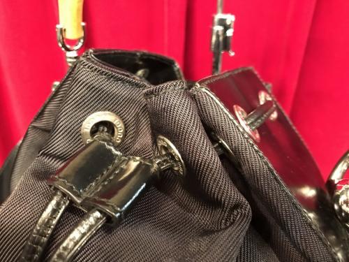 バンブー2WAY巾着ショルダーバッグのショルダーバック