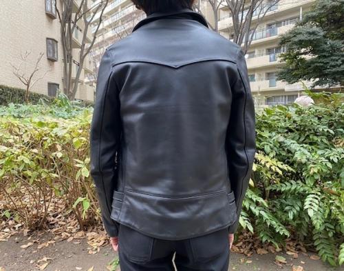 ダブルライダースジャケットのメンズ