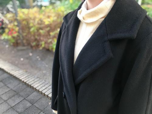 マックスマーラのカシミヤ混ウールコート