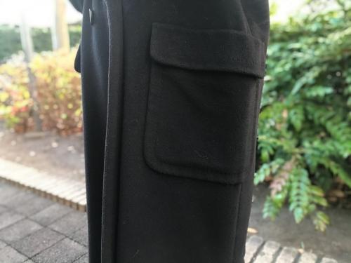 カシミヤ混ウールコートのチェスターコート