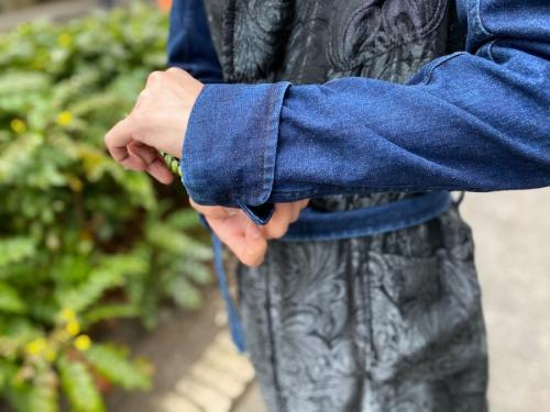 チャイナデニムガウンコートのコート