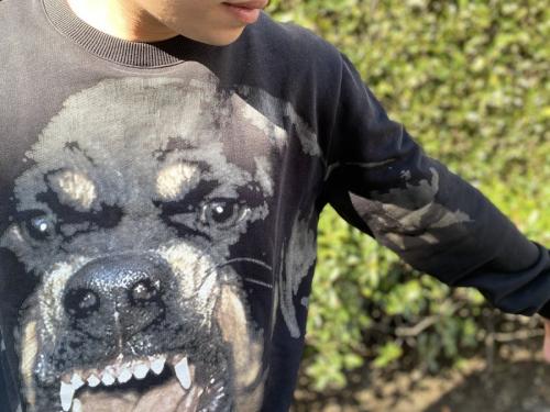 ジバンシーのロットワイラースウェット