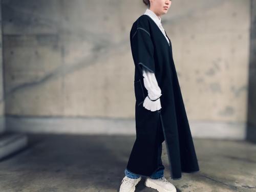 エムエムシックス メゾンマルジェラのオーバーサイズコットンドレス